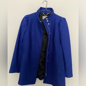 Royal blue Banana Republic Wool Coat